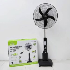 IWIN ENERGY Iwin-18inch rechargeable solar standing fan